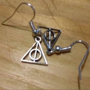 Harry Potter Deathly Hallows earrings